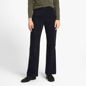 Vintage Live a Little Black Suede Leather Pants Trousers Women's Size 14